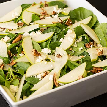 Spinach and Pear Slaw