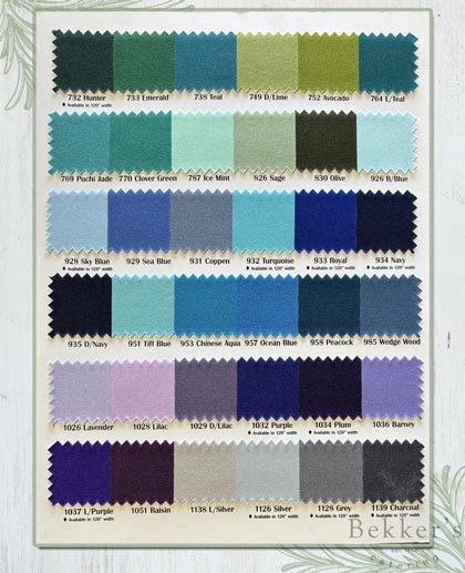 3 of 3 : Polypoplin Visa Polyester : Linen Colors