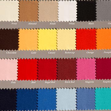 Your Choice of Linen Colors