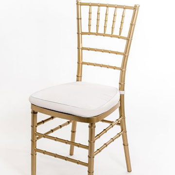 Gold Chiavari Chairs with Cushion